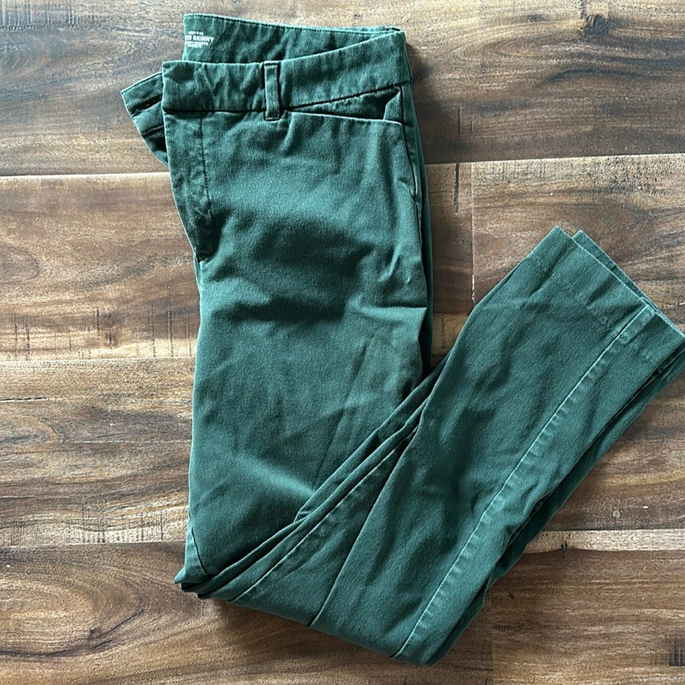 High rise pixie skinny ankle pants